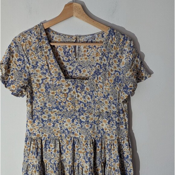 Patrons of Peace Blue Tan Mini Sundress Women's Size XS - Picture 3 of 7